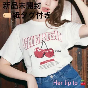 미개봉 새상품 Herlipto Cherish Tee