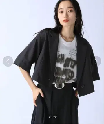 지나시스 숏 자켓