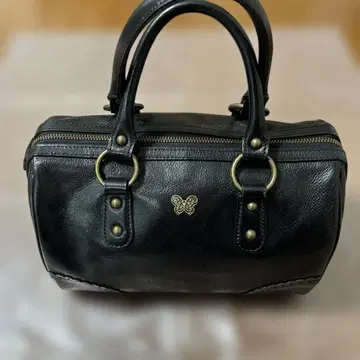 ANNA SUI 가죽 핸드백 블랙