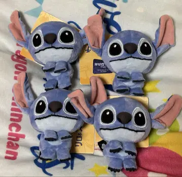 실사 영화 리로 & 스티치 &you 마스코트 봉제 인형 4세트