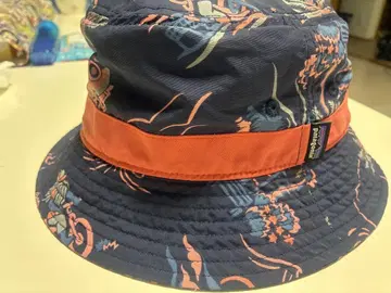Patagonia 버킷 햇 S 네이비/오렌지