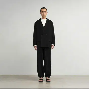 그라프 페이퍼 [24SS] 리넨 컵로 더블 재킷