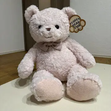 FLUFFY BEAR 25in 핑크 봉제 인형