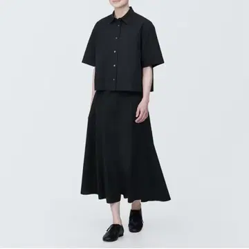 MUJI 냉감 셋업 블랙 S 사이즈