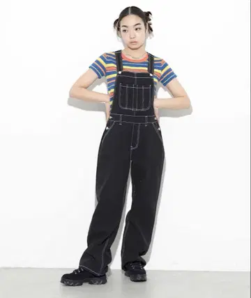X-girl 엑스걸 오버롤 살로펫