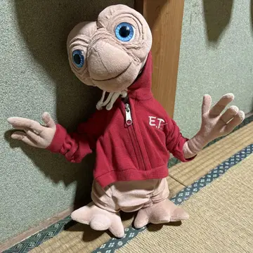 E.T. 봉제 인형 빨간색 후드티