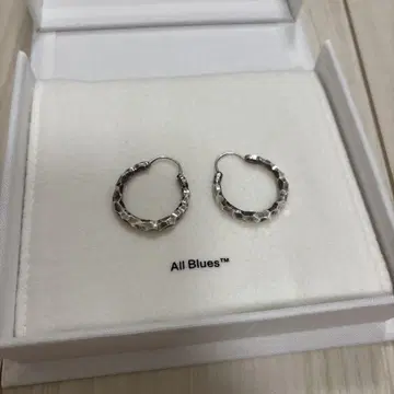 All Blues 하프 휠 귀걸이