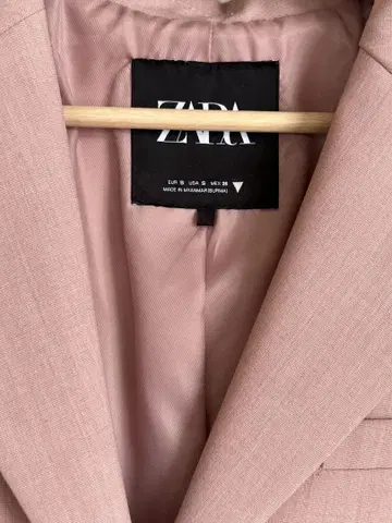 새상품급 ZARA 자켓 핑크