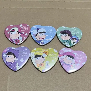 오소마츠 6쌍둥이 타워 레코드 캔뱃지