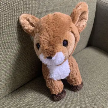 선 레몬 플러피 사슴 봉제 인형