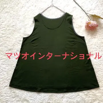 마츠오 인터내셔널 탱크탑 튜닉 텐셀 소재 일본제