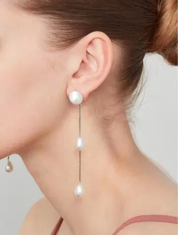 SOPHIE BUHAI 소피 부하이 펄 드롭 귀걸이 3줄