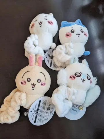 치이카와 봉제 인형 스크런치 4종 세트
