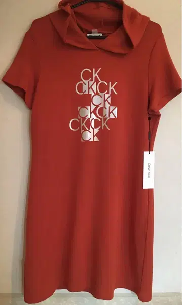 메탈릭 CK 로고 캘빈클라인 티셔츠 원피스 새상품