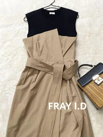 FRAY I.D 원피스 하이 웨스트 도킹 원피스 M