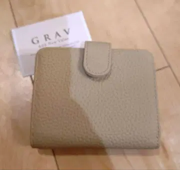 GRAV 베이지 접이식 지갑