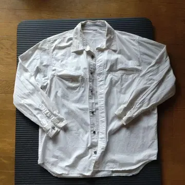 GIRBAUD 화이트 긴팔 셔츠