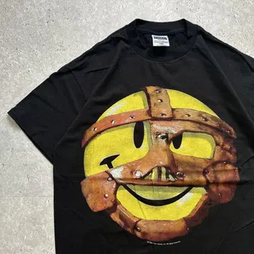 WWF Mankind Mick Foley 티셔츠 싱글 스티치 블랙 L