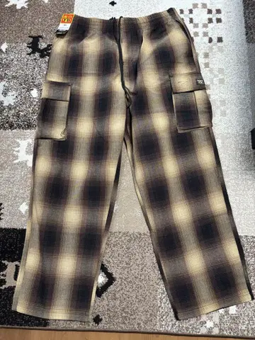 COUNTY FB 체크 무늬 팬츠 XL
