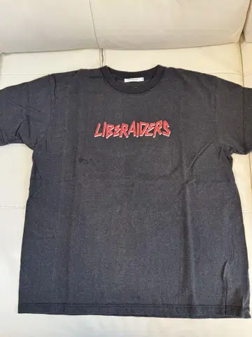 LIBERAIDERS 다크 그레이 티셔츠 L