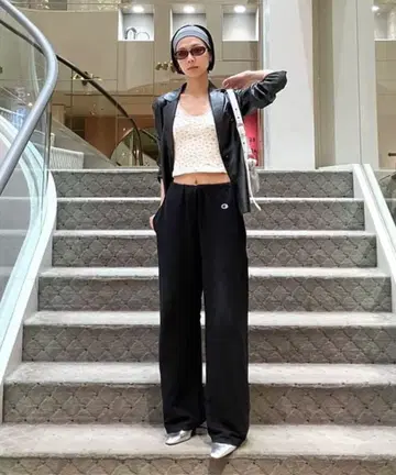 BEAMS 챔피온 스웨트 팬츠