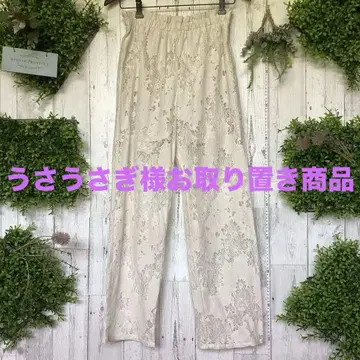 평평하게 놓은 허리 33, 밴딩 있음, 밑위 34