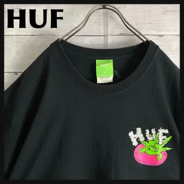 구제 의류 HAF 반팔 티셔츠 그린 버디
