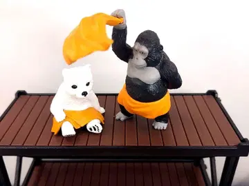동물 사우나 2종 세트(고릴라&곰)
