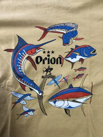 Orion x NAV APPAREL 물고기 그래픽 티셔츠 미사용 새상품