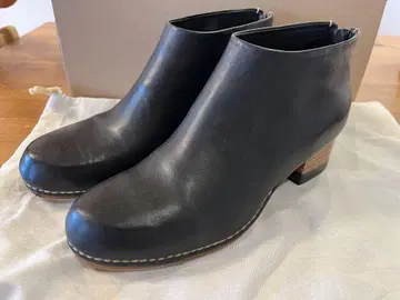 FEIT 가죽 블랙 부츠 38