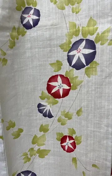 기온 축제 교토 부채 포함 복조리 나팔꽃 패턴 유카타만 판매