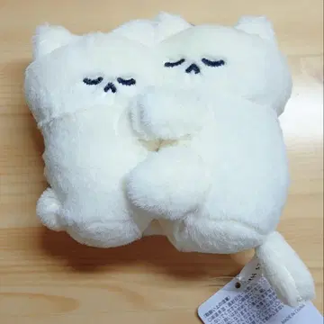 붙어 자는 고양이 봉제 인형  하나바라 시키 마스코트