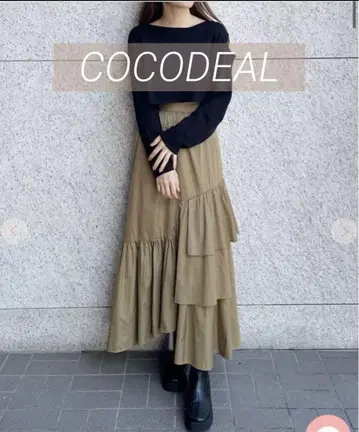cocodeal 코코딜 아지메 티어드 스커트 사이즈 2