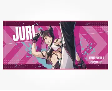 캡콤 카페 스트리트 파이터 6 콜라보 굿즈 페이스 타월 JURI