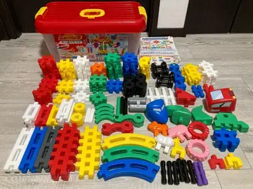 Gakken Gakken 뉴 블록 넉넉한 세트 (부품 결품 없음)