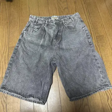 huf 퍼플 데님 숏 팬츠