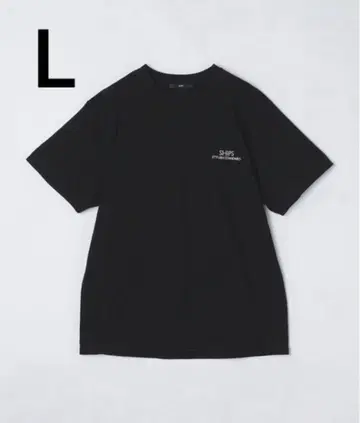 SHIPS: STYLISH STANDARD 로고 자수 티셔츠 블랙