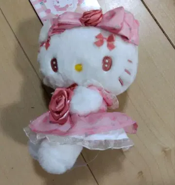 미사용 산리오 헬로키티 봉제 인형 D4092 KT 마스코트 H 로즈