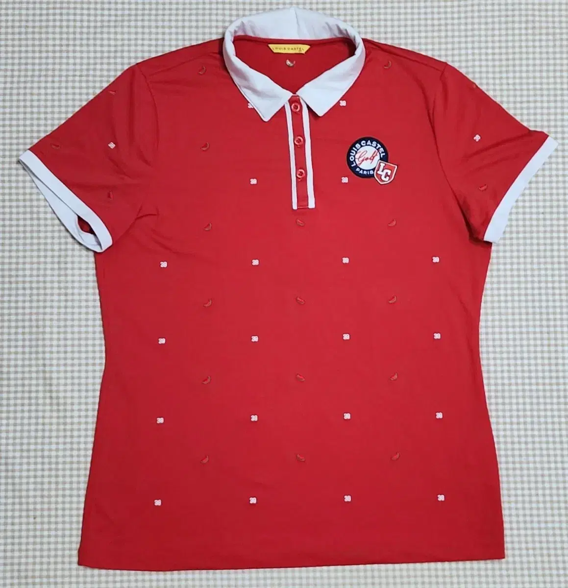 Women's Golf Short Sleeve T-Shirt lew Castel Size 105