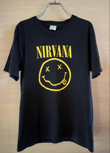 90년대 빈티지 티셔츠 레어 NIRVANA 너바나 스마일