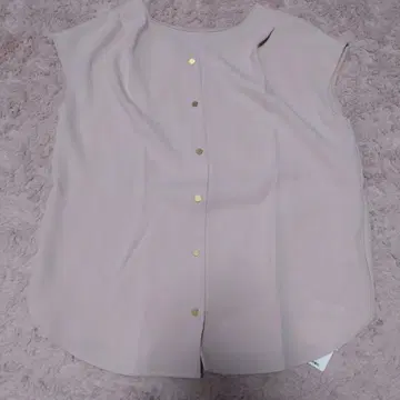PLST 더블 크로스 2WAY 블라우스 핑크 M 미사용품
