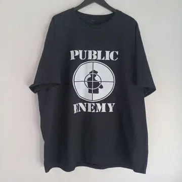 PUBLIC ENEMY 퍼블릭 에너미 티셔츠 블랙