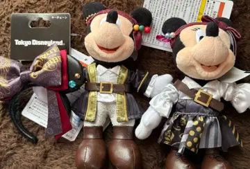 디즈니 파이리츠 오브 캐리비안 머리띠 키체인 봉제 인형 배지