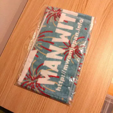MAN WITH A MISSION 로고 머플러 타월 불꽃놀이