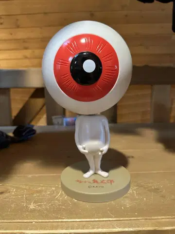 레어! 게게게의 키타로 눈알 아저씨 피규어 입상 높이 약 28cm