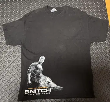SNITCH movie tee 드웨인 존슨 영화 티셔츠