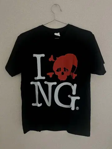 i love nova gang 티셔츠 블랙 래퍼 착용 S