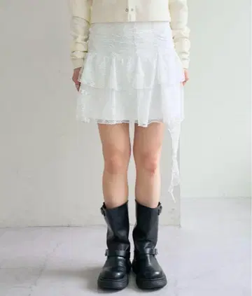 kastane 레이스 아지메 미니 스커트
