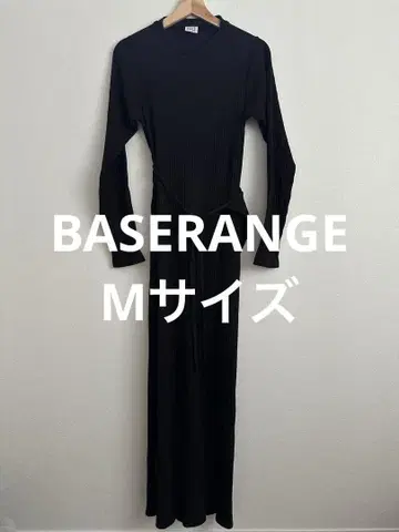 BASERANGE 베이스 레인지 리브라 랩 원피스 블랙 M 사이즈