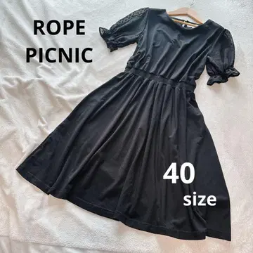 ROPEPICNIC 무릎 기장 플레어 원피스